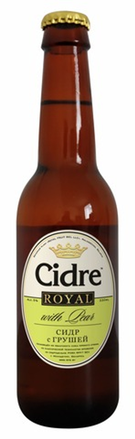 Сидр "Cidre ROYAL" Яблочный с грушей 5% 0,33л. Роял Фуд Бел