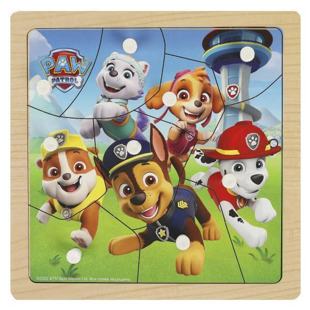 Рамка-вкладыш с ручками "Щенячий Патруль" 17*17см. W0305 (Буратино)