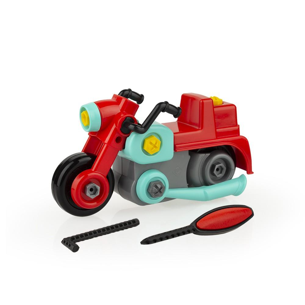 Конструктор "Мотоцикл Мот» 26 дет., отвертка, шестигранник, 20 см (Совтехстром)