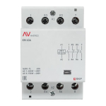 Контактор модульный EKF km-av-3-63-22-230V