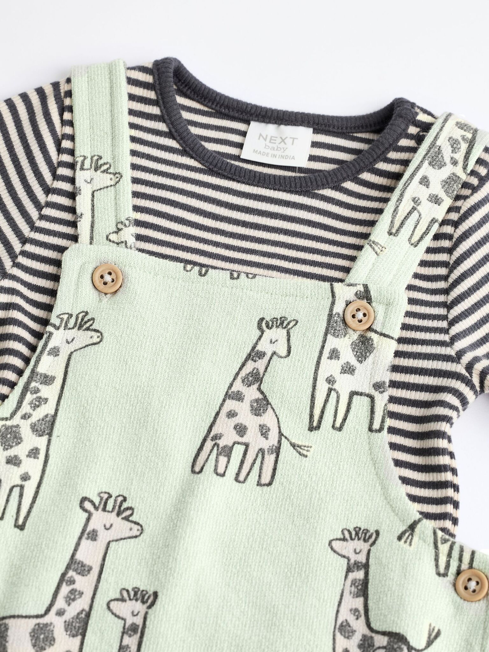 Боди и комбинезон в комплекте для малышей Next Q96-685, Светло-зеленый