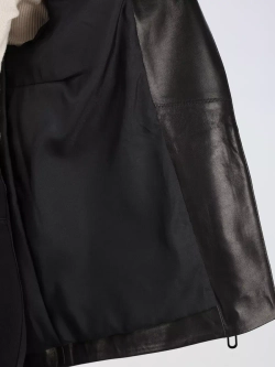 Кожаная куртка демисезонная оверсайз