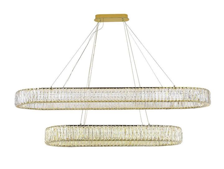 Подвесной светодиодный светильник Newport 8240/90 oval gold М0067858