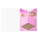 Наклейки для творчества - антистресс набор, 135*195 мм, "MIX CAPYBARA", MINI, 5D стикеры, 4 комнаты, 4 листа с наклейками, 24 шт/уп, шоу-бокс