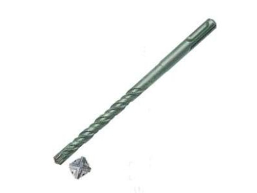 Бур по бетону SDS PLUS двойная спираль крестообразная твердосплавная вставка 6х110мм