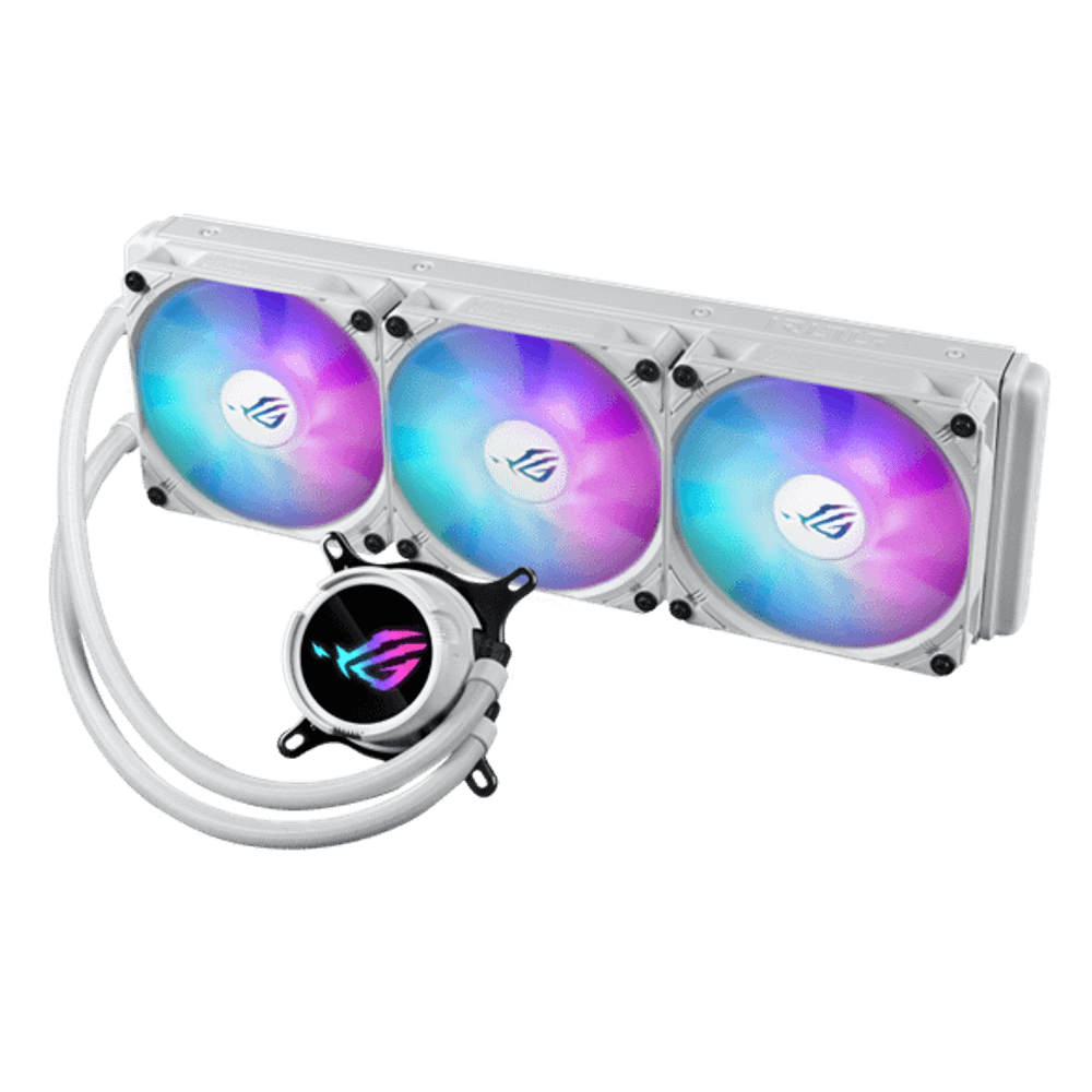 Водяное охлаждение CPU Asus ROG STRIX LC III 360 ARGB 120mm Liquid CPU Cooler, 3 x12cm, ARGB, White