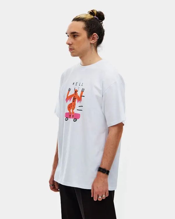 Футболка 374 Hell белая - фото 4