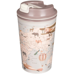 Термостакан с клапаном 350мл «Карта» светло-бежевый