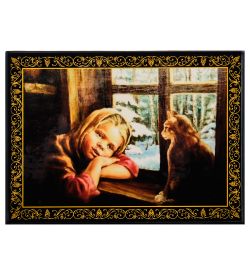 Народные промыслы ШК-11/ 6-N Шкатулка в технике декупаж (13х18х4)