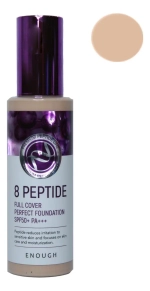 Enough Тональный крем с пептидами 8 Peptide Full Cover Perfect Foundation SPF50+ PA+++ 100г