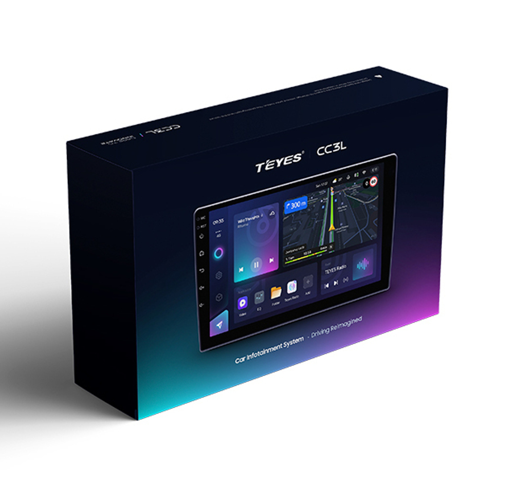 Магнитола для Hyundai iХ35, Tucson 2 2009-2015 (штатный усилитель) - Teyes CC3 монитор 9" QLED на Android 10, ТОП процессор, 4Гб+32Гб, CarPlay, 4G SIM-слот