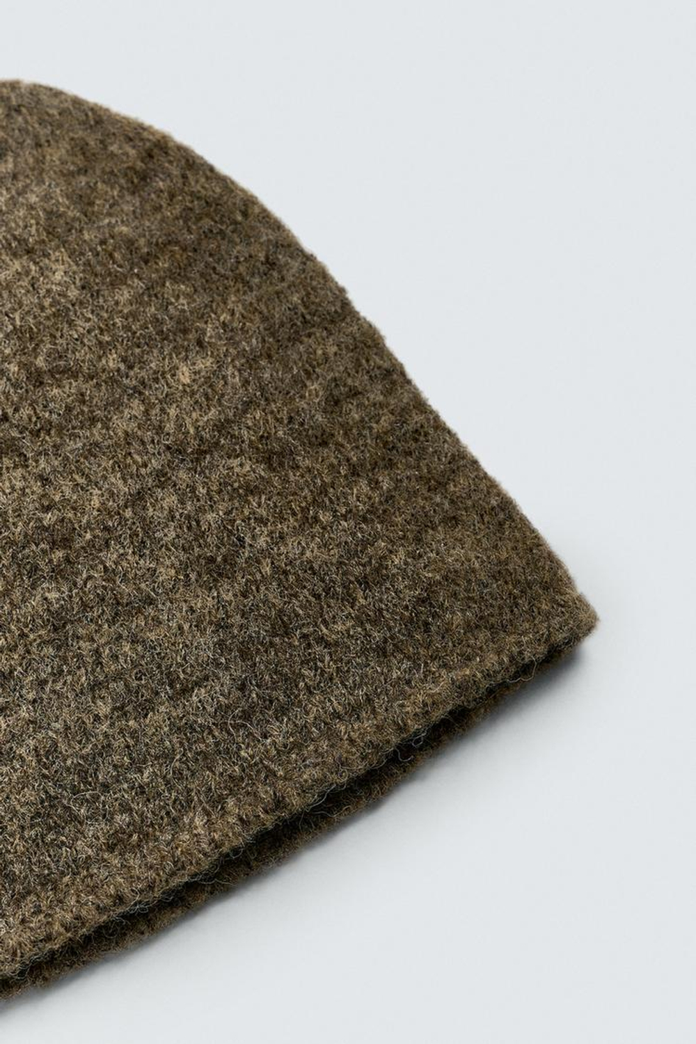 ZARA ШАПКА БИНИ ФАКТУРНАЯ — LIMITED EDITION, КОРИЧНЕВЫЙ