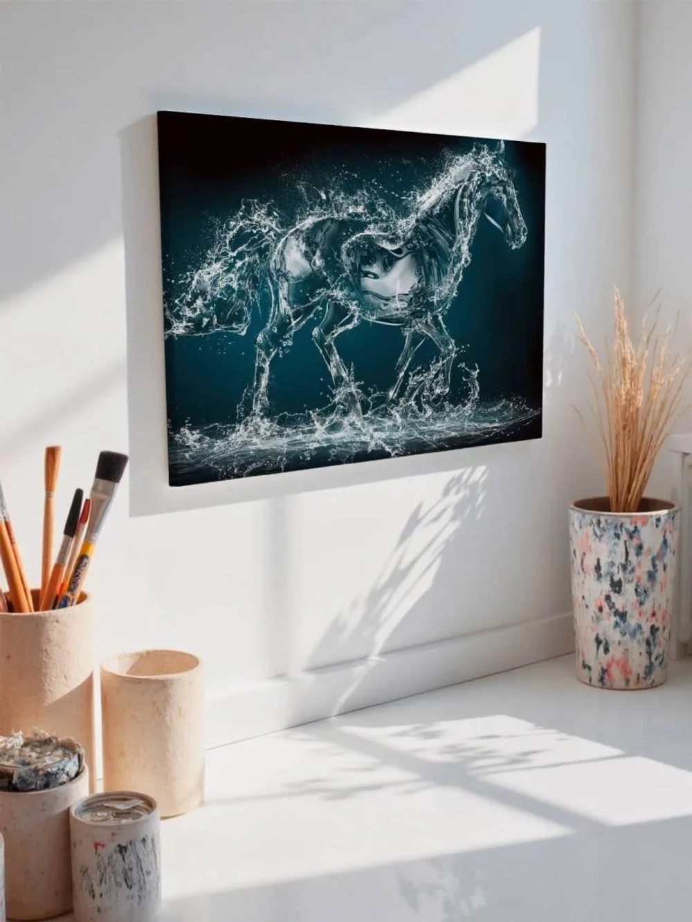 Картина на стену 40 X 50 Лошадь из воды