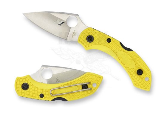 Складной нож Spyderco Dragonfly 2 C28PYL2 c клинком из стали H1, рукоять FRN
