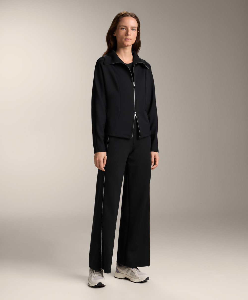 OYSHO Брюки с высокой посадкой, черный