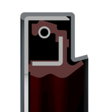 Кассетное уплотнение УК-40 (130x170x17) FKM/Сталь