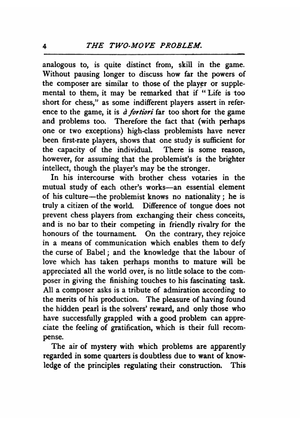 The Two-Move Chess Problem | Benjamin Glover Laws