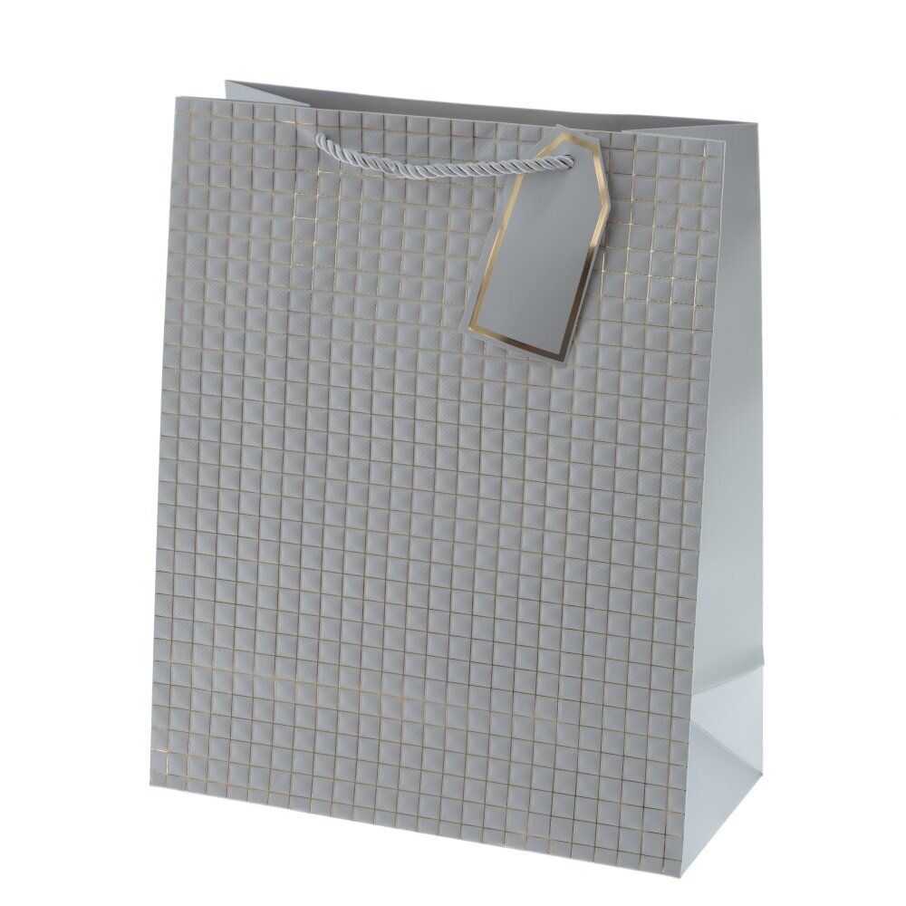 GAEM Пакет подарочный M (бумага 210г/м2, блок 12шт), L26 W12 H32 см, 4в.