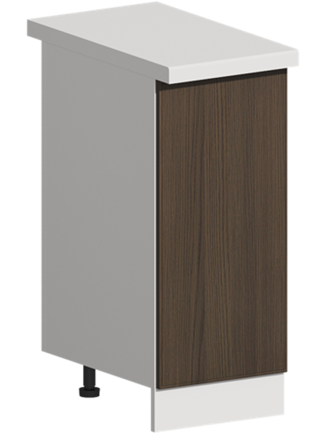 Кухня Модуль ШН 350 Графит / Дуб французский