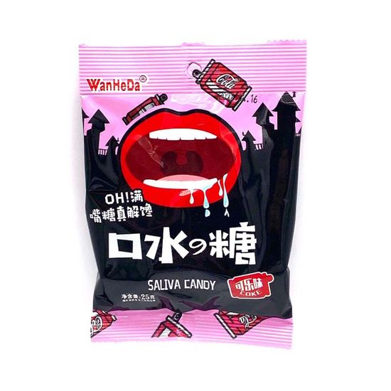 Конфеты WanHeDa Saliva Candy Coke со вкусом колы, 25 г (Китай)