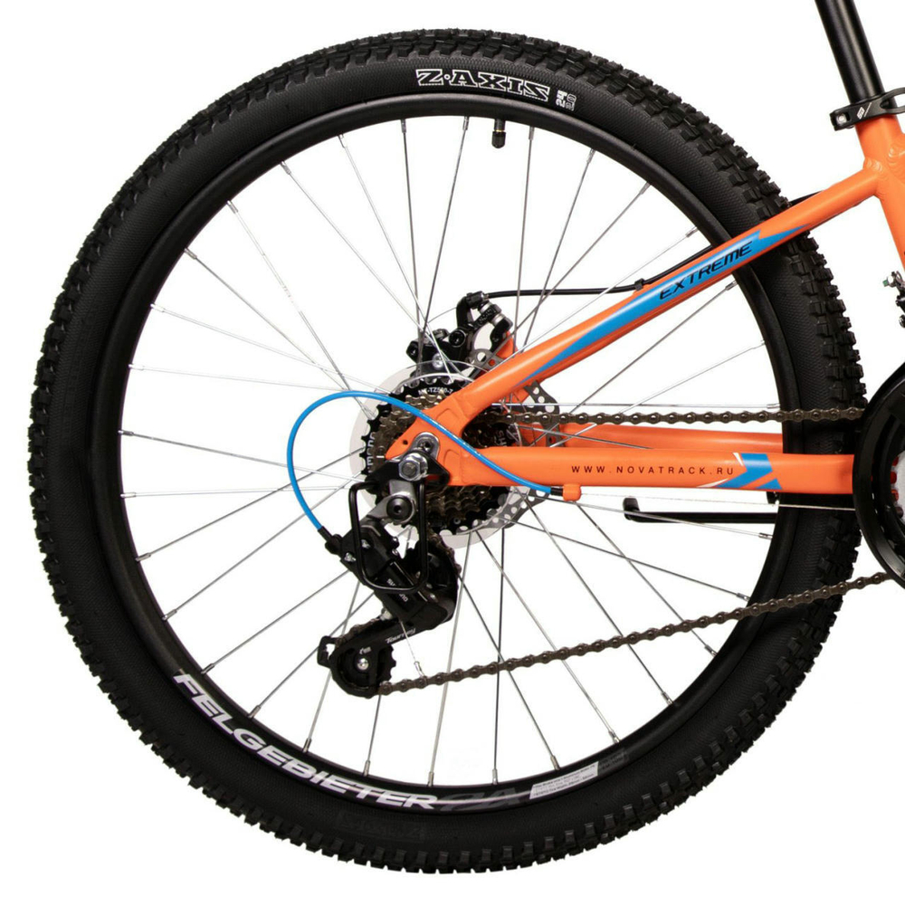 Подростковый велосипед Novatrack Extreme Disc 21 sp. 24" (2024)