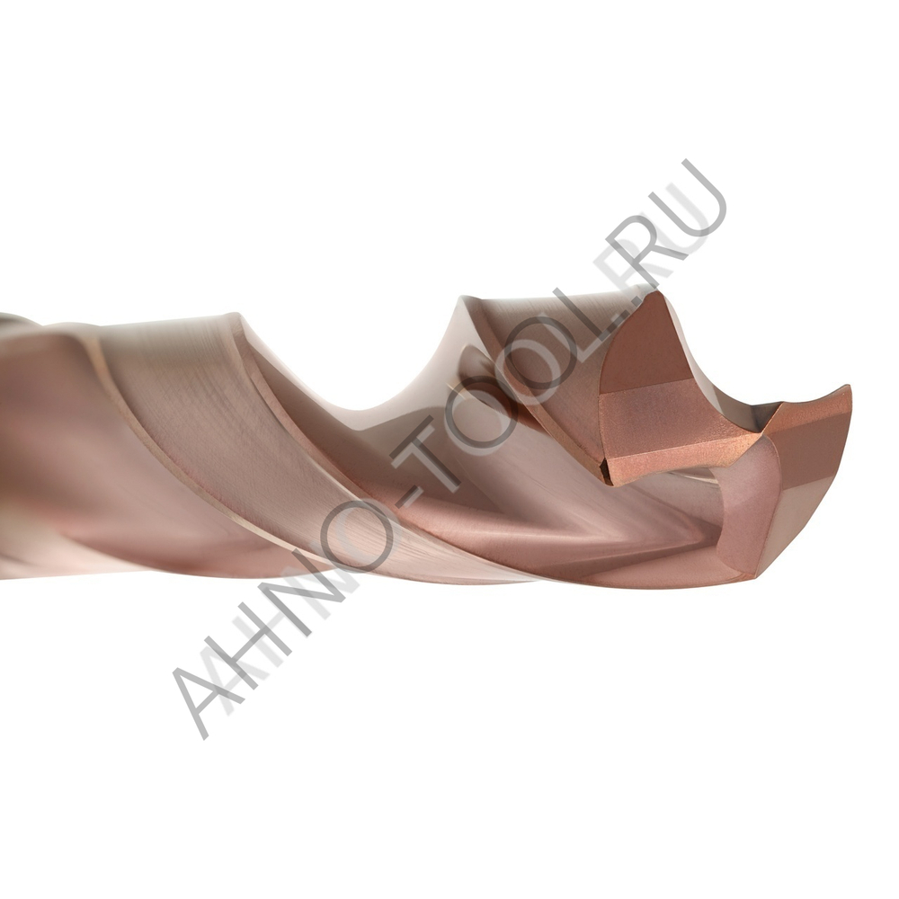 Сверло  9.8мм  твердосплавное 5D без подвода СОЖ. SP-X800050980 VHM AHNO по стали, чугуну, нерж. и ж