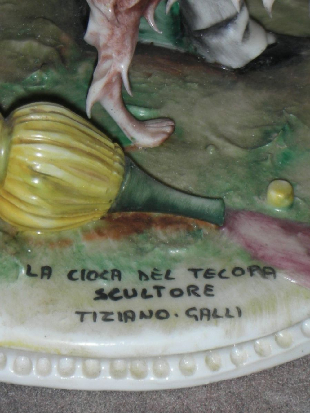 Статуэтка. Фарфор. С похмелья. Capodimonte. Италия