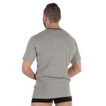 Мужской домашний комплект серый с темно-синими шортами Tom Tailor 70973/5609 811