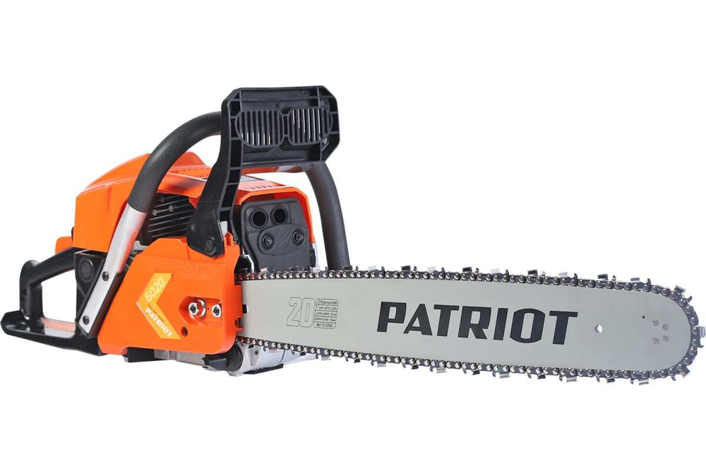 Пила цепная бензиновая PATRIOT PT 6020, 3000 об/мин, 7 кг