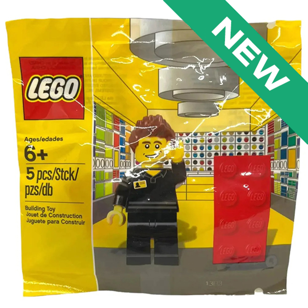 NEW Сотрудник магазина LEGO polybag 5001622-1