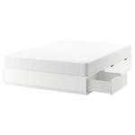 Каркас кровати с выдвижными ящиками - IKEA NORDLI, 200х140 см, белый, НОРДЛИ ИКЕА