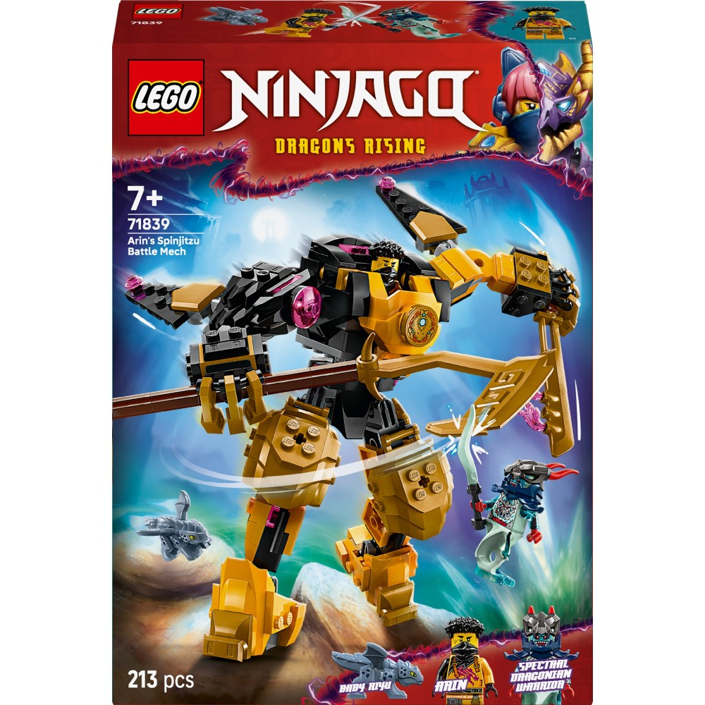 Конструктор LEGO Ninjago 71839 Боевой мех спинджитцу Арина — фото 2