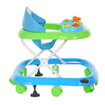 BAMBOLA Ходунки Капитан (8 колес,игрушки,муз) (60*57*57) Light blue+Green/Голубой