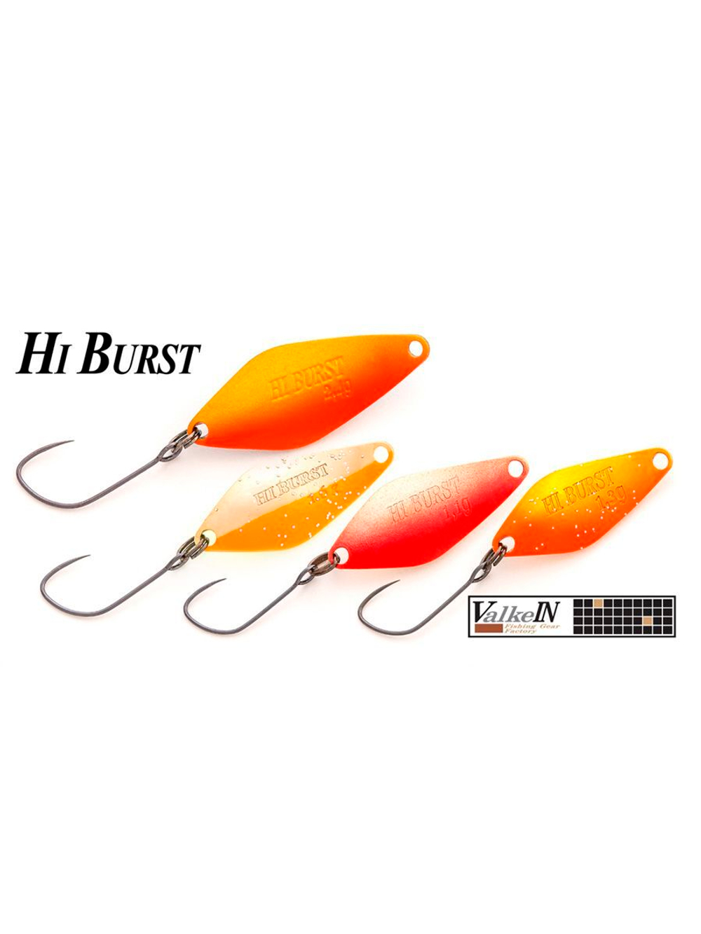 Блесна колебалка (колеблющаяся) ValkeIn Hi Burst, 1.3 гр.