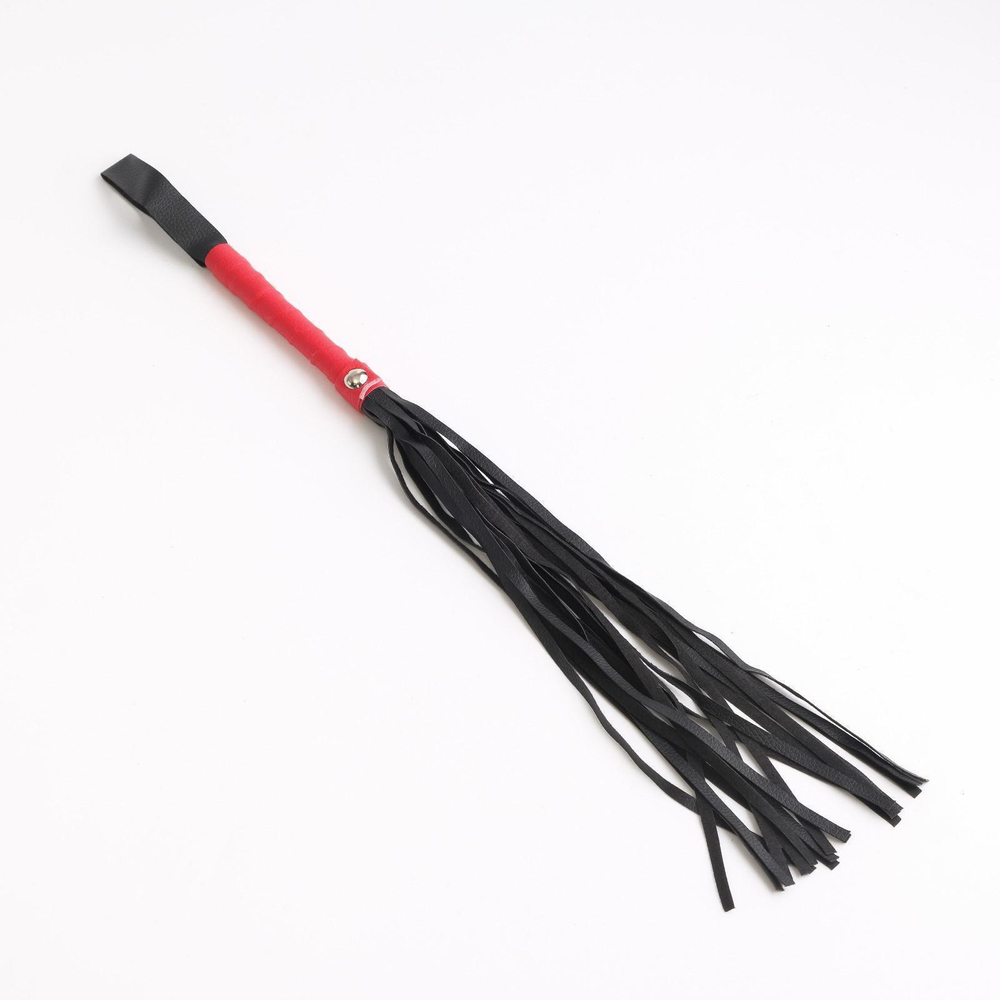 Черно-красный эротический набор из 7 предметов (Цвет: черный с красным)