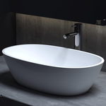 Раковина Salini Sofia 560х335х150мм, мат-л: S-Sense, глянцевый белый