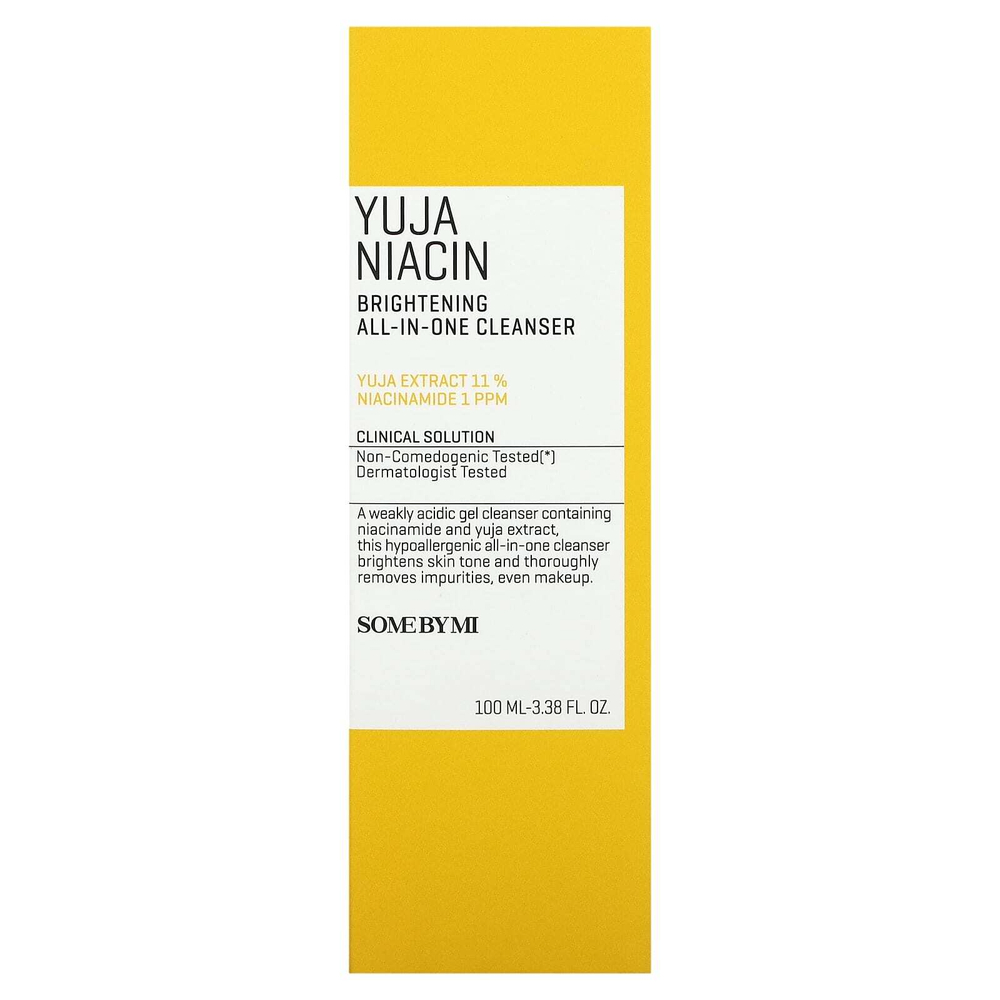 SOME BY MI, Yuja Niacin, осветляющее универсальное очищающее средство, 100 мл (3,38 жидк. унции)