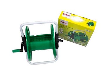 Катушка для шланга переносная металлическая в пластиковом корпусе(высота 420мм, вместимость ?1/2''х45м) WMC TOOLS WMC-TG7301004