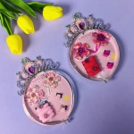 Набор аксессуаров для волос детский «The princess- Лейла», микс 3 цвета (ободок, 4 резинки, 2 заколки,2 краба), 14*22 см