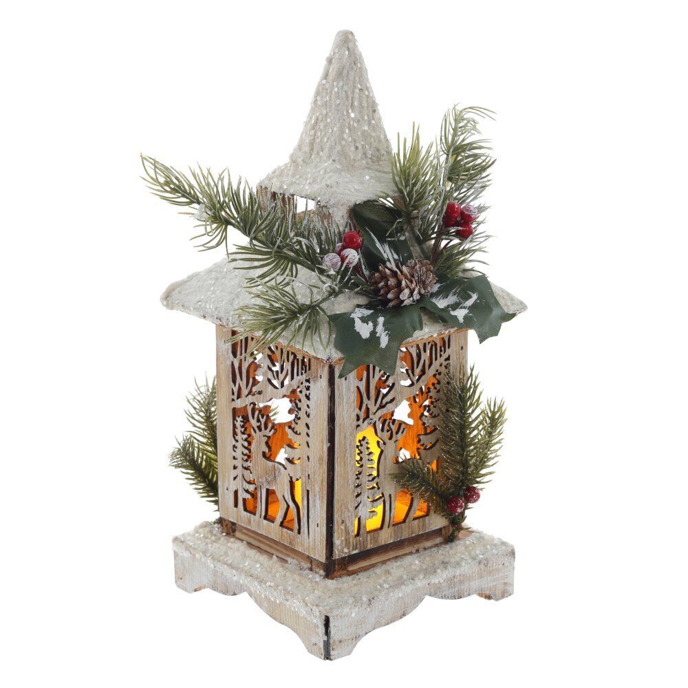 GAEM Изделие декоративное "Домик" с подсветкой (CR2032x2), L18 W16 H35 см