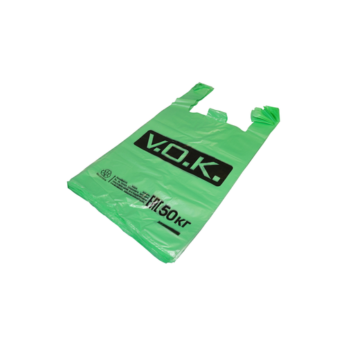 Пакет майка 30+15х55 (А9) VOK зел 100/1000