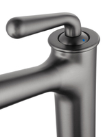 Смеситель для раковины высокий WONZON & WOGHAND STEAM, Темный графит (WW-88239008-BGM)