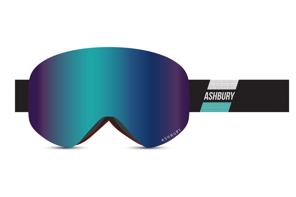 Маска горнолыжная ASHBURY SONIC MERLIN (TEAL MIRROR LENS/YELLOW SPARE)