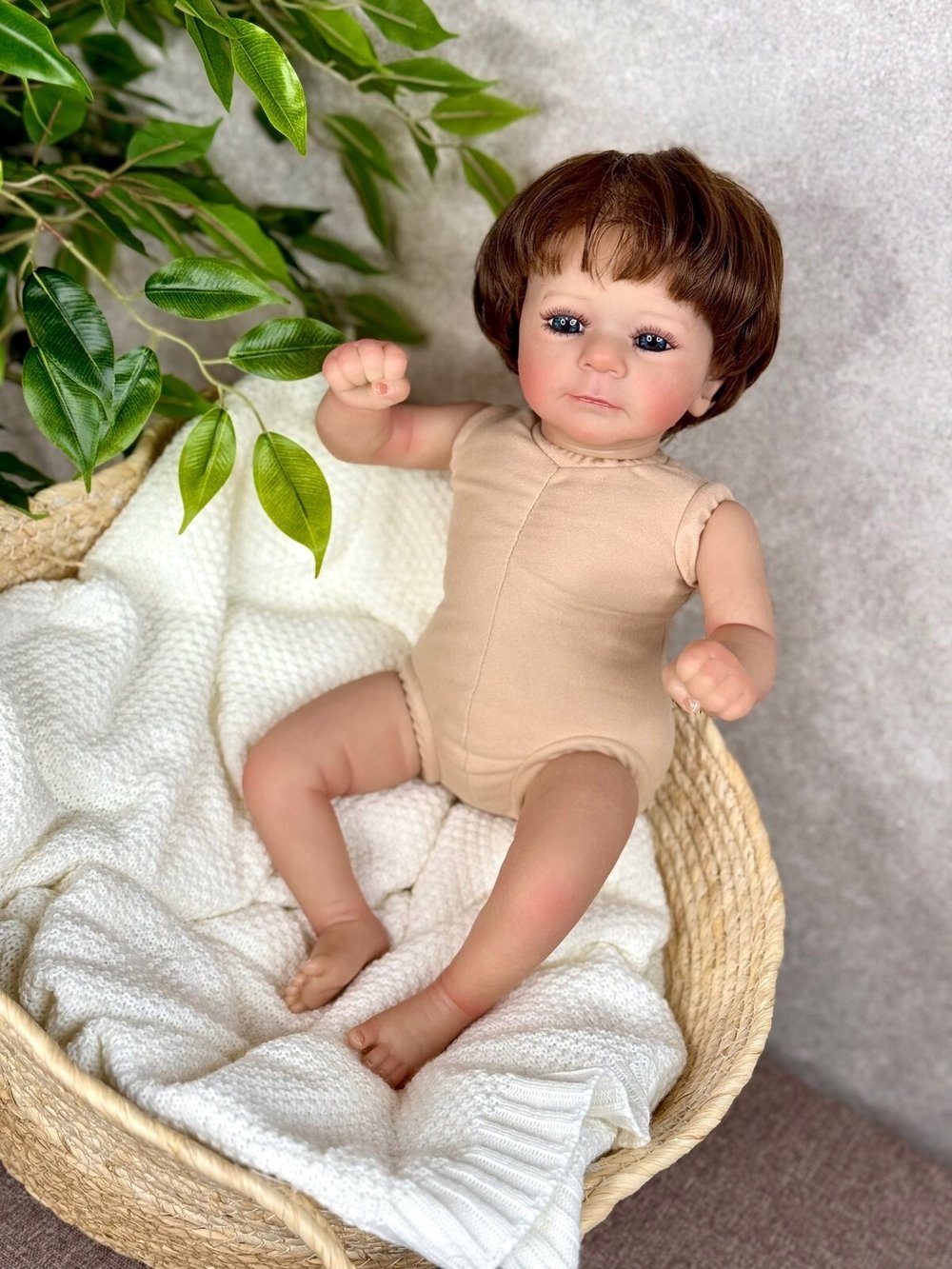 Кукла Реборн мягконабивная 45см (FA-847)