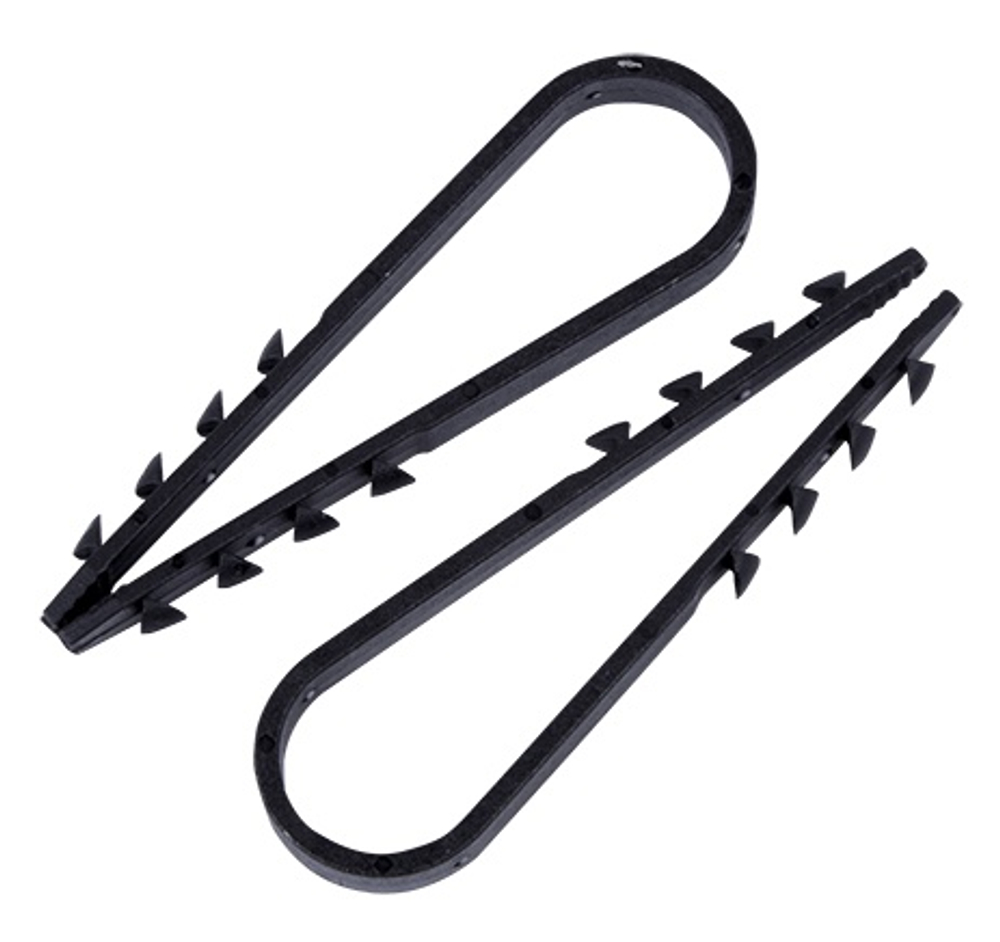 Дюбель-хомут нейлоновый PROconnect для кабеля 19-25 мм черный (100 шт./упак.) 07-4523