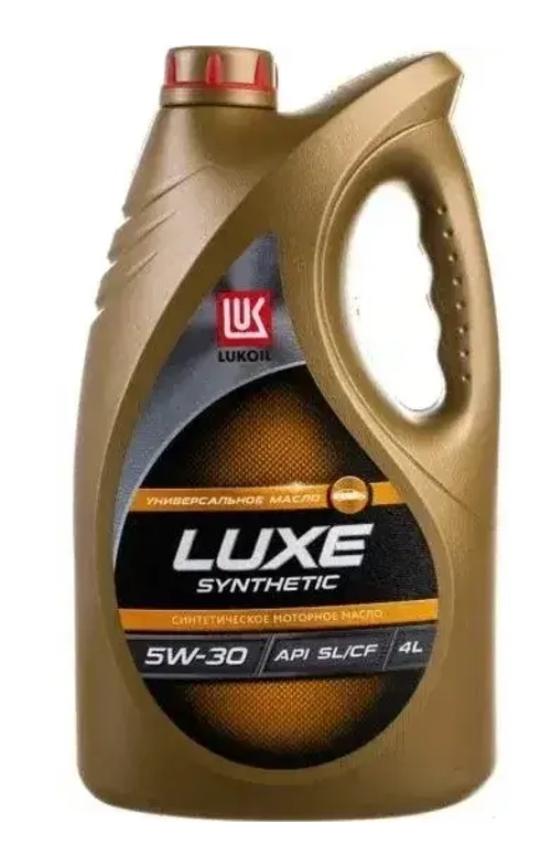 Масло моторное Лукойл люкс LUKOIL LUXE 5W-30 SL/CF синтетическое 4л