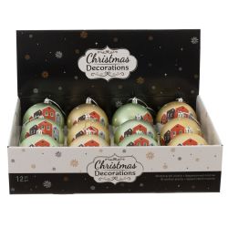 GAEM Набор из 12 шт: Украшение новогоднее "Шар", L35 W27 H9 см