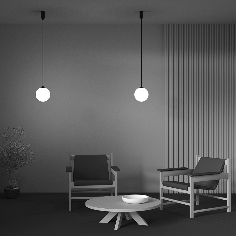 Подвесной светодиодный светильник Maytoni Luna P039PL-5W4K-20-B