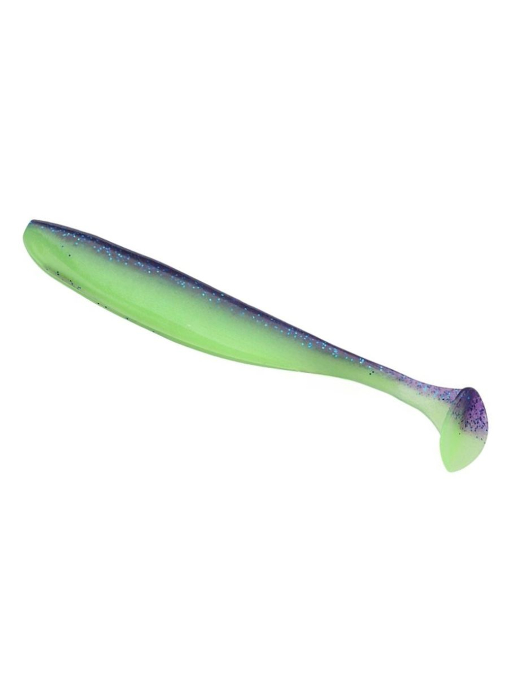 Приманка силиконовая Keitech Easy Shiner 4" PAL #01 Chartreuse Red Flake, 3 упаковки по 7 штук