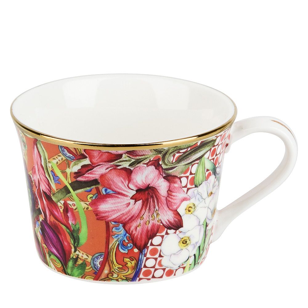 Набор чайный 12пр. "Secret Garden" (6 персон) v=200мл. (фарфор) (подарочная упаковка)